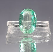 2.42/CT Natural Colombian Panna Stone with Govt. Lab Certified-(56610)